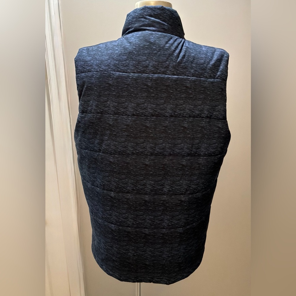 Men's Quilted Puffer Vest - blue Jean blue - Picture 4 of 4